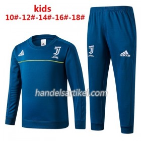 Kinder Juventus Sweatshirts Anzüge 2017-18 Blau